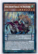 Yugioh Wind Unicorn Parallel, the Dracoslayer MAMO-EN125 Secret Rare 1st Ed NM