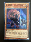 Yugioh Kozmo Scaredy Lion SHVI-EN082 1st Edition Super Rare NM