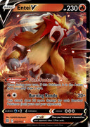 Pokemon Entei V 022/172 Brilliant Stars Full Art Holo NM