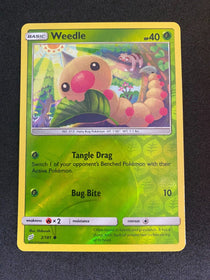 Pokemon Weedle 2/181 Team Up Reverse Holo NM