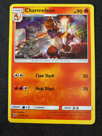 Pokemon Charmeleon 19/147 Burning Shadows Holo VLP/LP