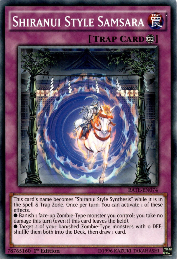 Yugioh Shiranui Style Samsara RATE-EN074 Common 1st Edition NM