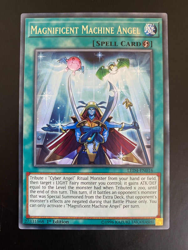 Yugioh Magnificent Machine Angel LED4-EN016 1st Edition Rare NM/MINT