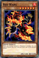 Yugioh Red Warg SDCK-EN012 Common 1st Edition NM