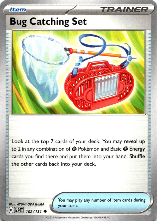 Pokemon Bug Catching Set 102/131 Prismatic Evolutions Non Holo NM