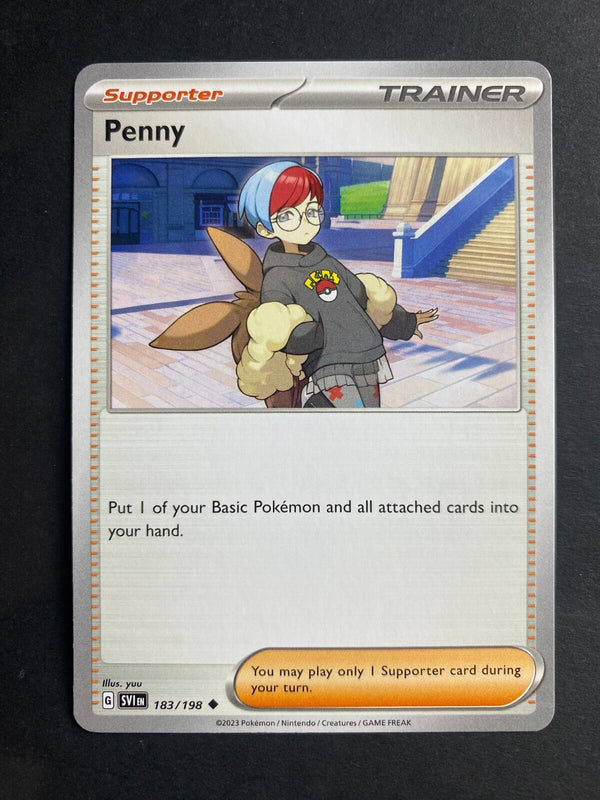 Pokemon Penny 183/198 Scarlet Violet Base Non Holo NM
