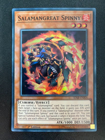 Yugioh Salamangreat Spinny SDSB-EN004 Super Rare 1st Edition NM