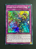 Yugioh Stained Glass of Light & Dark BODE-EN078 Super Rare 1st Edition LP