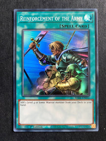 Yugioh Reinforcement of the Army RA01-EN051 Super Rare 1st Edition NM