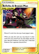 Pokemon Bellelba & Brycen-Man 186/236 Cosmic Eclipse Non Holo NM