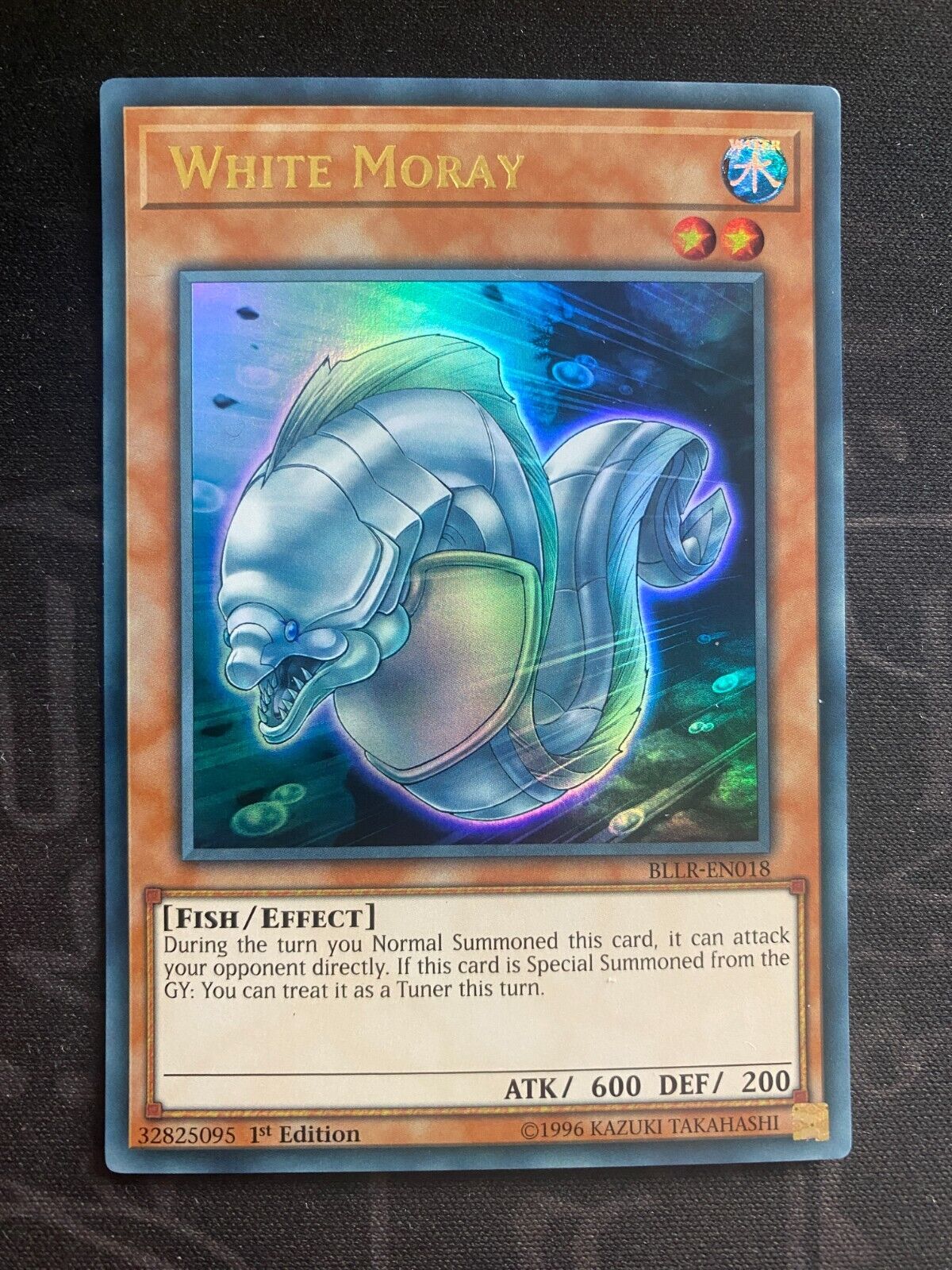 Yugioh White Moray BLLR-EN018 Ultra Rare 1st Edition VLP/NM