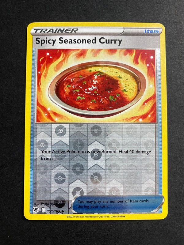 Pokemon Spicy Seasoned Curry 151/189 Astral Radiance Reverse Holo LP