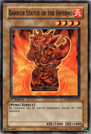 Yugioh Barrier Statue of the Inferno CDIP-EN020 Common 1st Edition LP