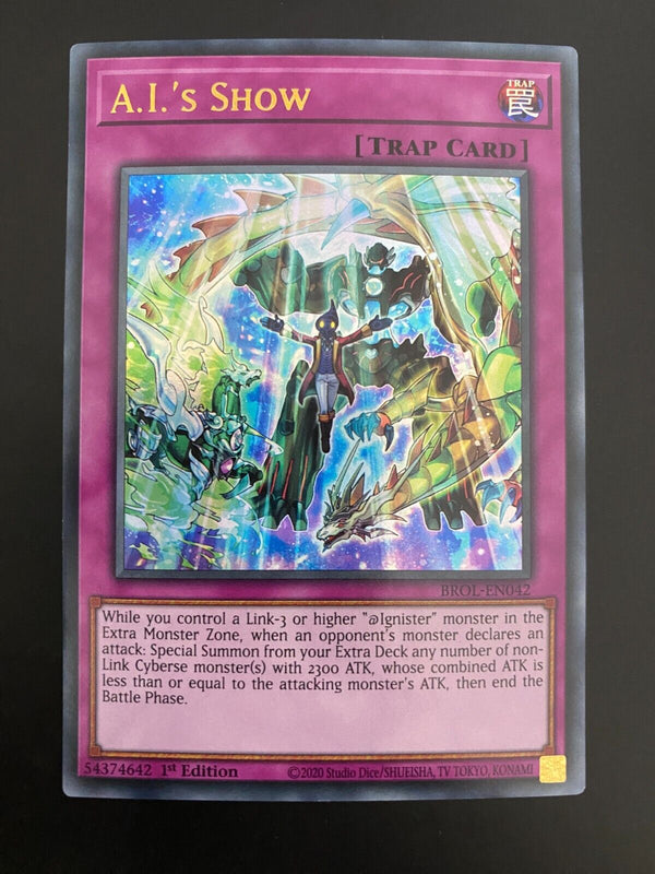 Yugioh A.I.'s Show BROL-EN042 1st Edition Ultra Rare NM-MINT