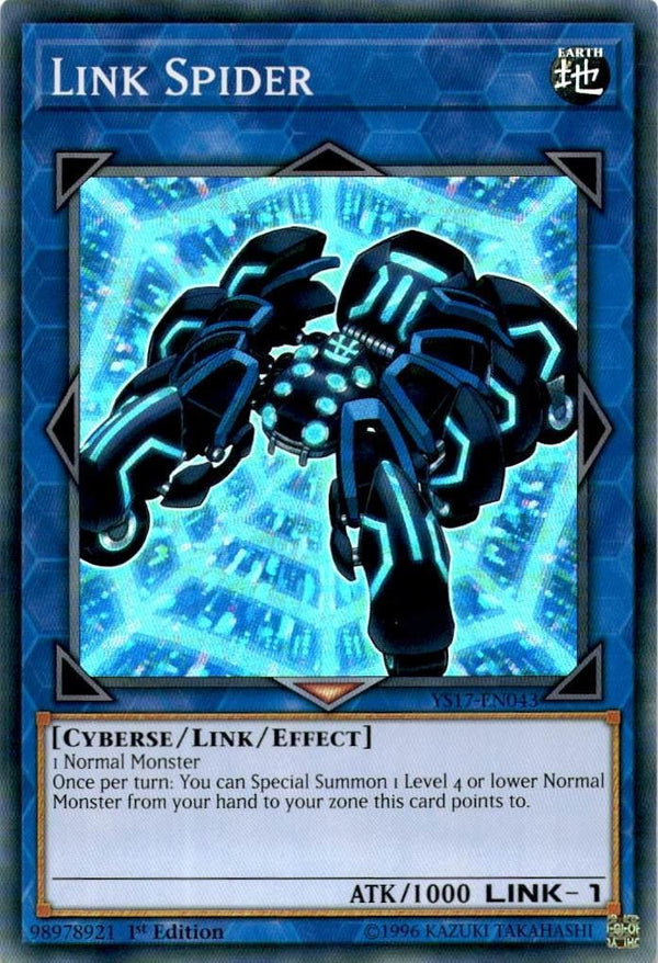 Yugioh Link Spider YS17-EN043 Super Rare 1st Edition NM