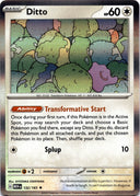 Pokemon Ditto 132/165 Pokemon 151 Holo NM