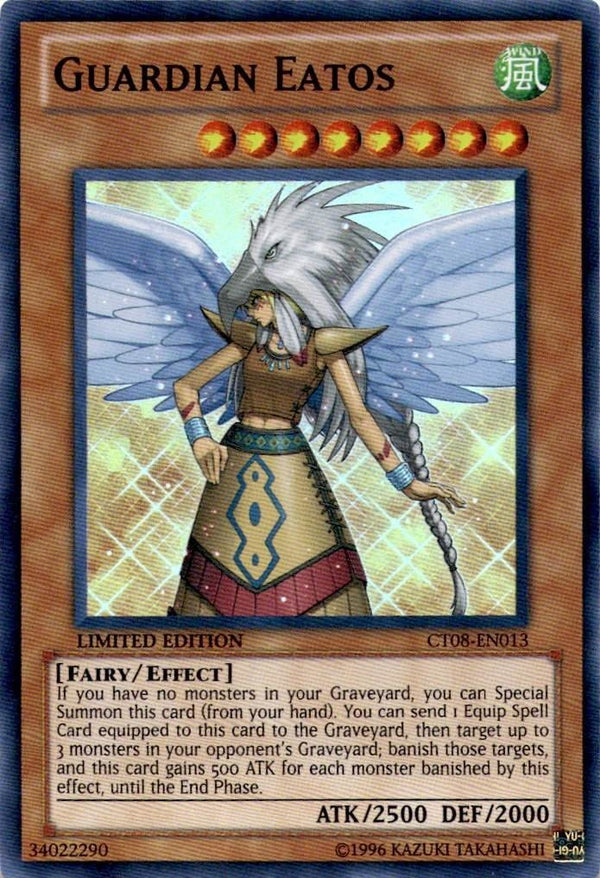 Yugioh Guardian Eatos CT08-EN013 Super Rare Limited Edition VLP/NM