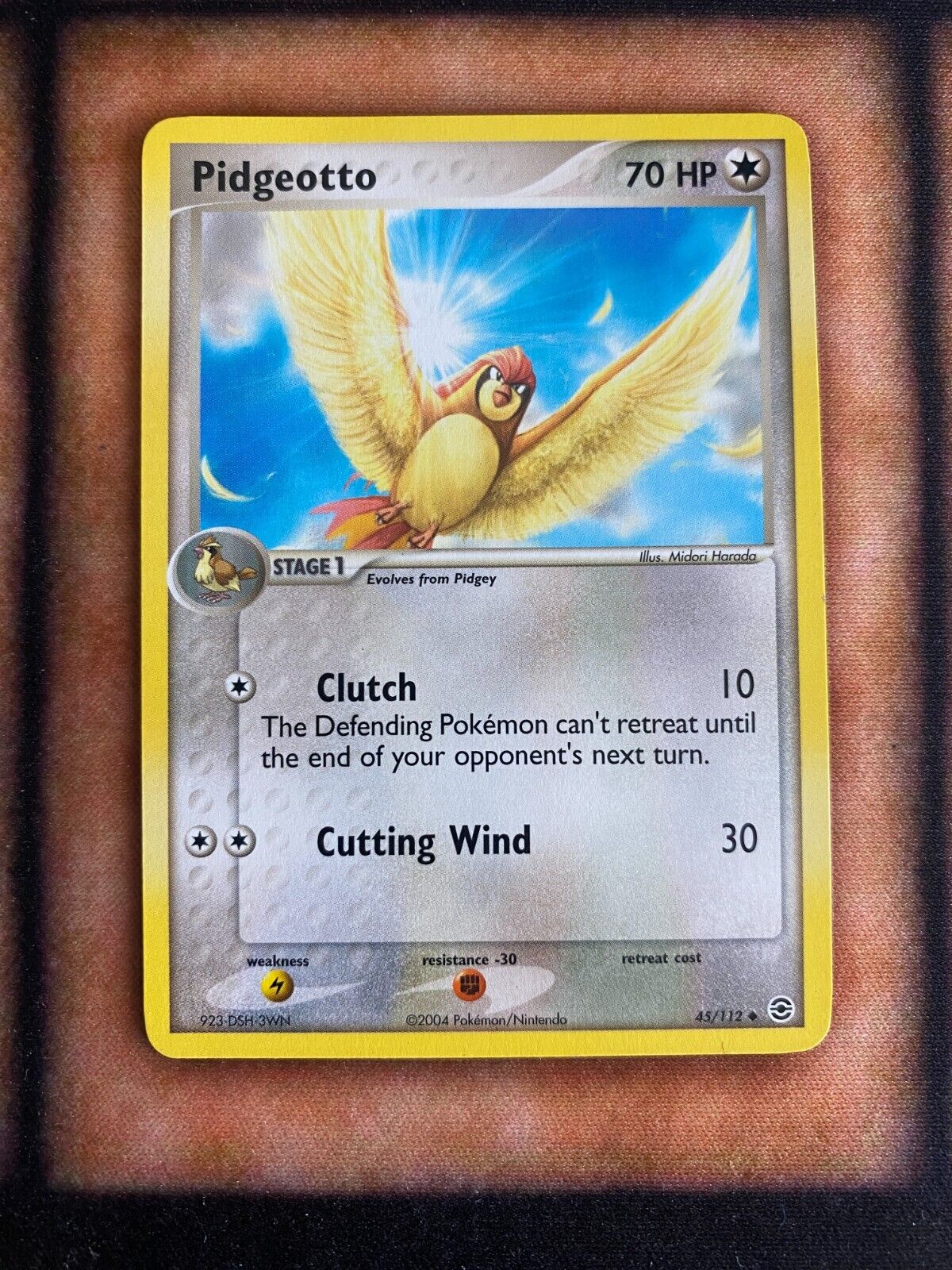 Pokemon Pidgeotto 45/112 EX Firered Leafgreen Non Holo NM