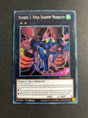 Yugioh Number 2: Ninja Shadow Mosquito BLCR-EN029 Secret Rare 1st Edition NM