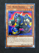 Yugioh Tg Rush Rhino OP09-EN017 1st Edition NM