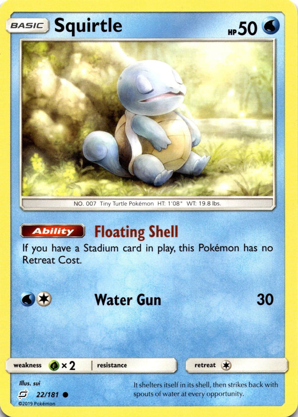 Pokemon Squirtle 22/181 Team Up Non Holo NM