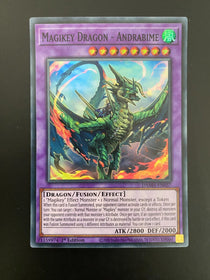 Yugioh Magikey Dragon - Andrabime DAMA-EN037 Super Rare 1st Edition NM/MINT