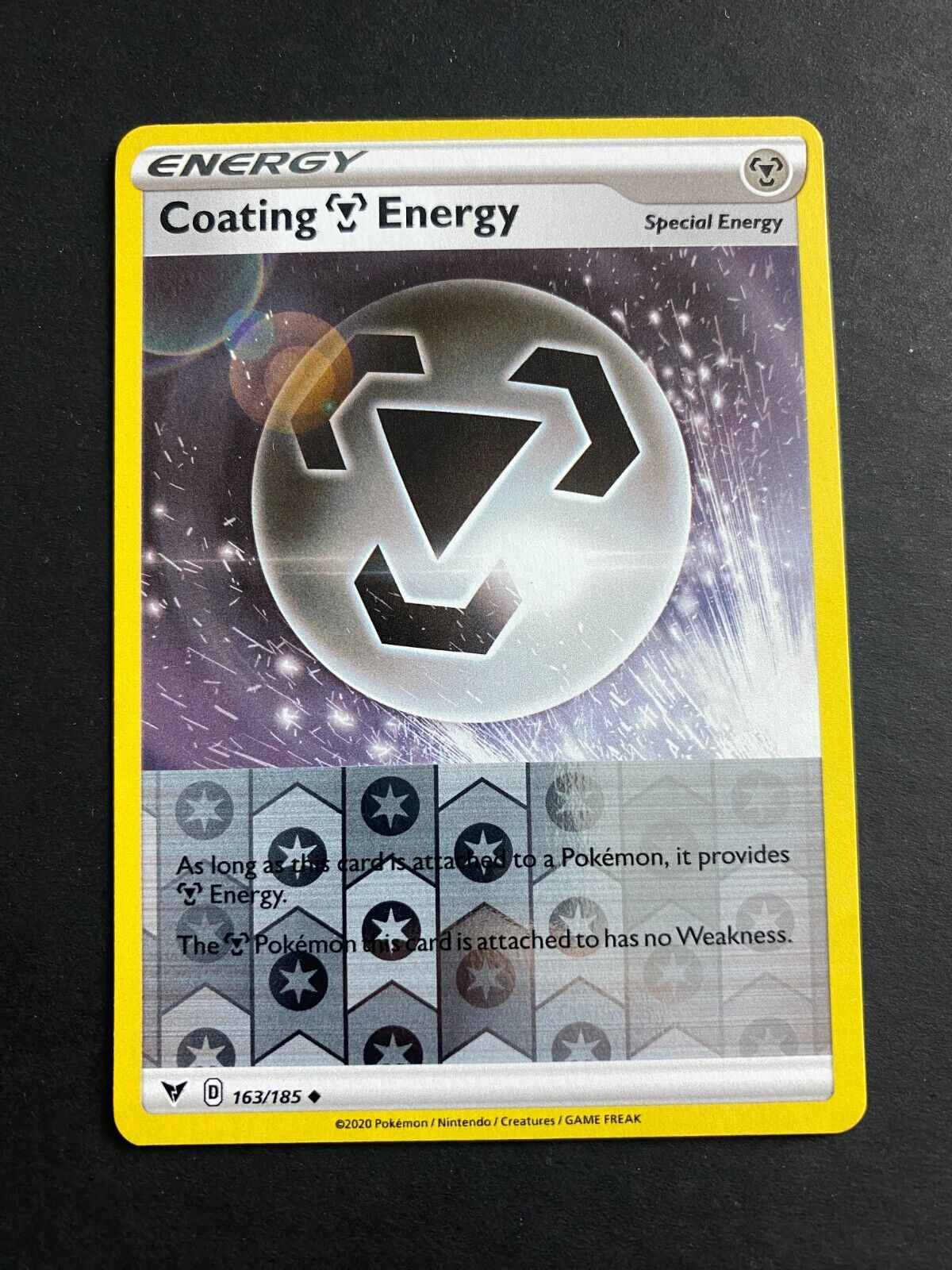 Pokemon Coating M Energy 163/185 Vivid Voltage Reverse Holo NM