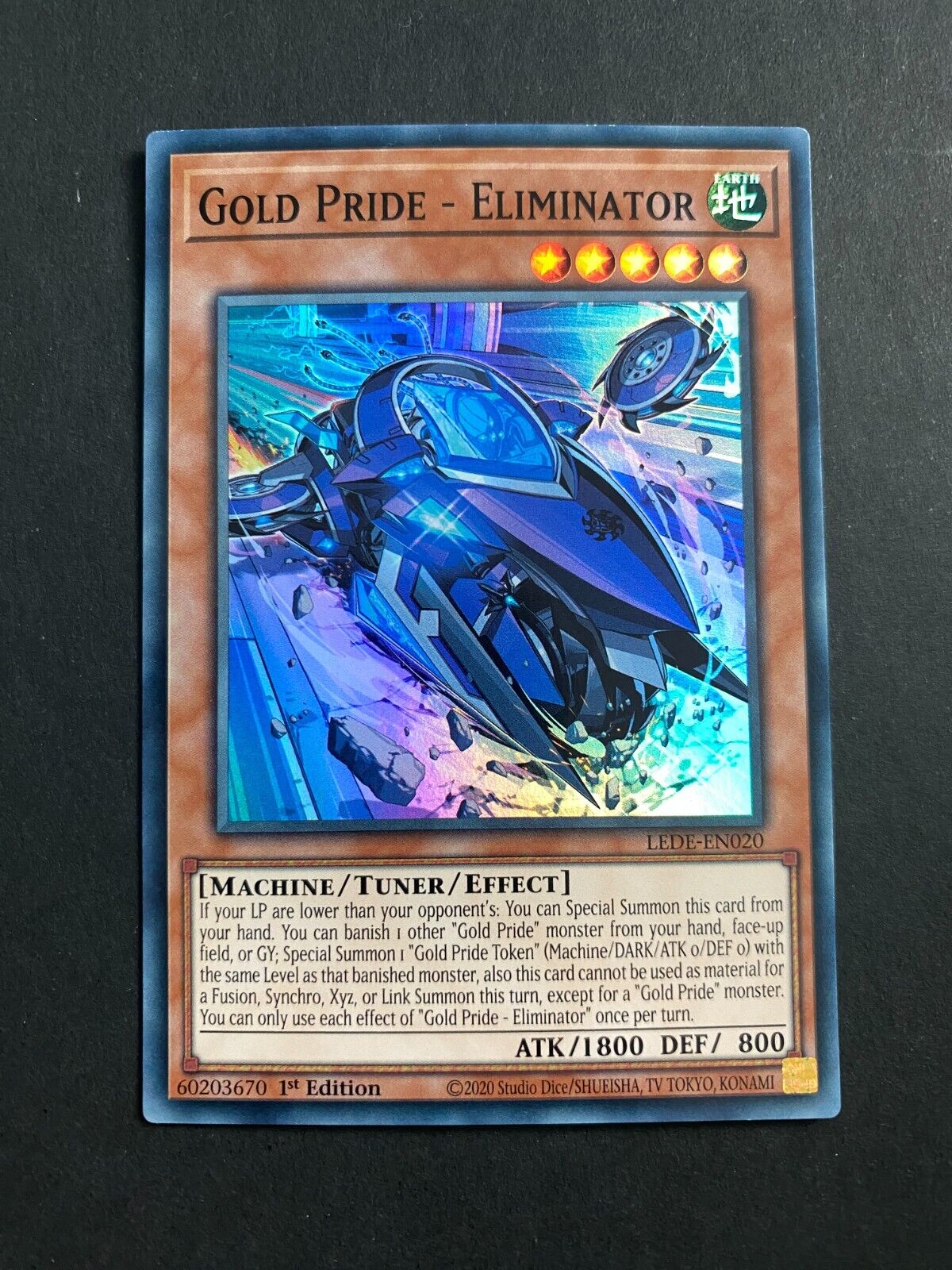 Yugioh Gold Pride - Eliminator LEDE-EN020 Super Rare 1st Edition NM