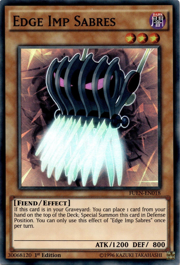 Yugioh Edge Imp Sabres FUEN-EN018 Super Rare 1st Edition NM