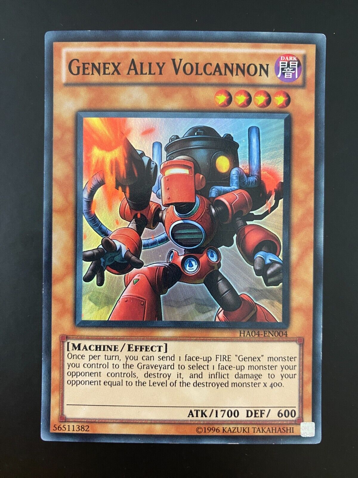 Yugioh Genex Ally Volcannon HA04-EN004 Unlimited Edition NM