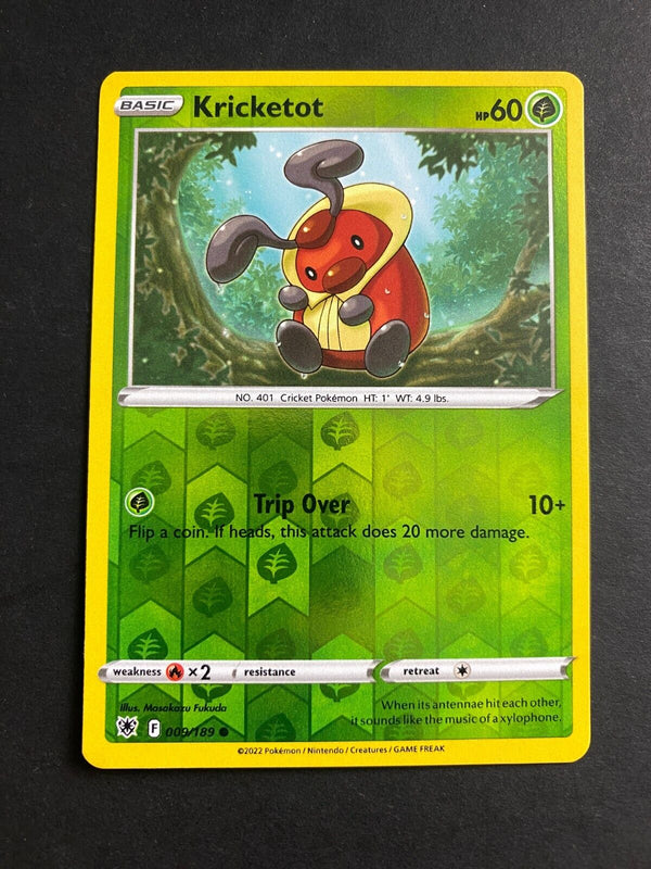 Pokemon Kricketot 009/189 Astral Radiance Reverse Holo VLP/NM