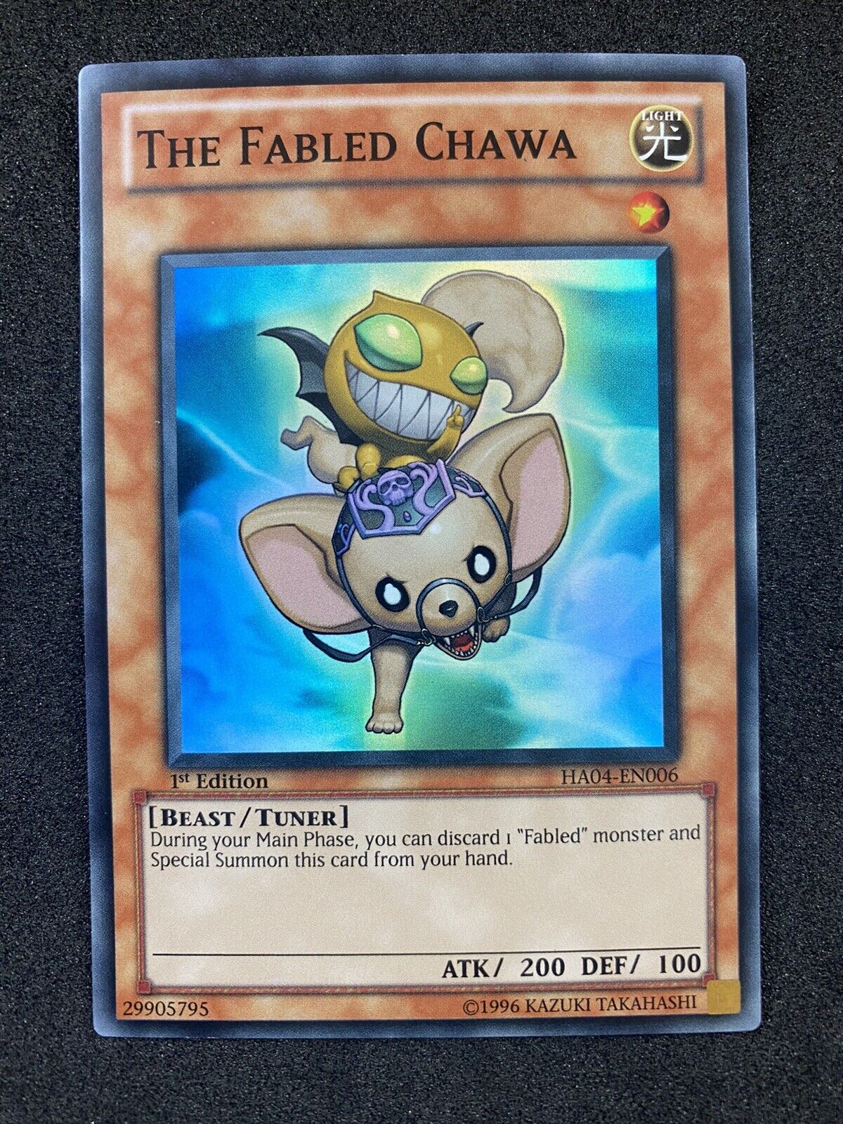 Yugioh The Fabled Chawa HA04-EN006 Super Rare 1st Edition VLP/NM