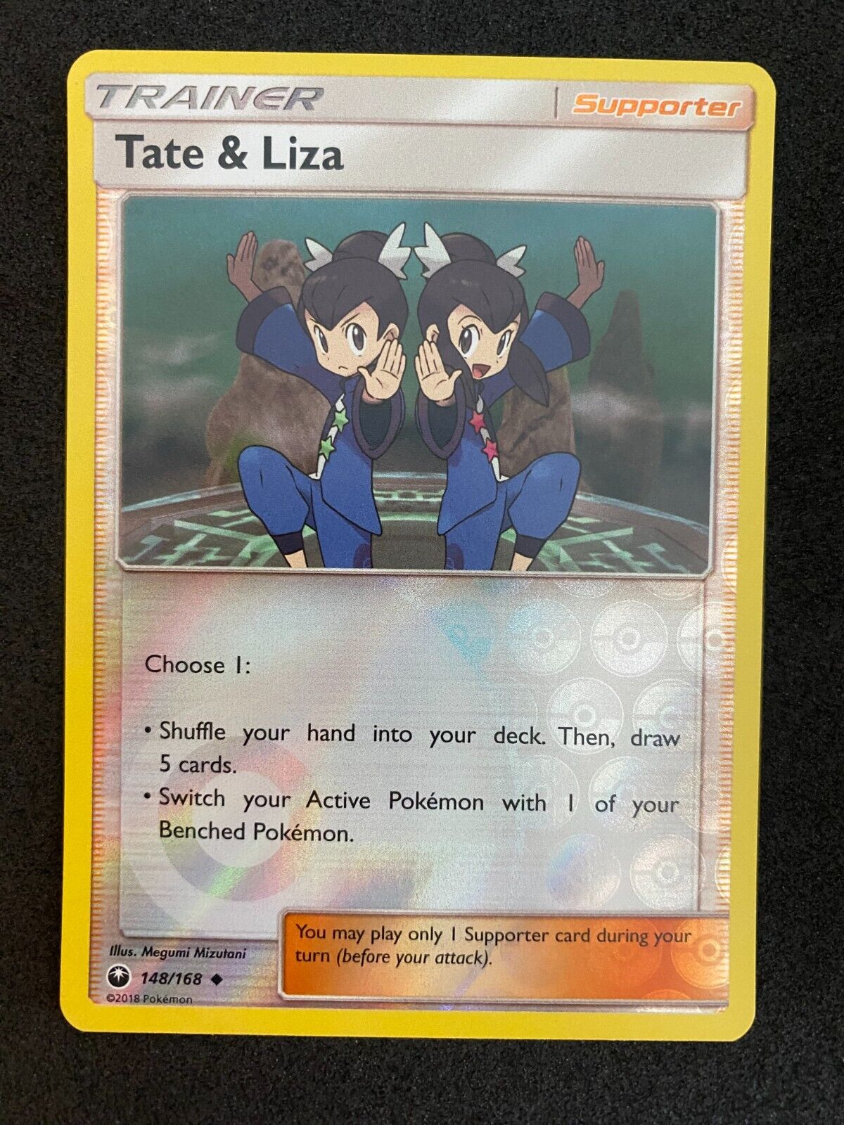 Pokemon Tate & Liza 148/168 Celestial Storm Reverse Holo NM