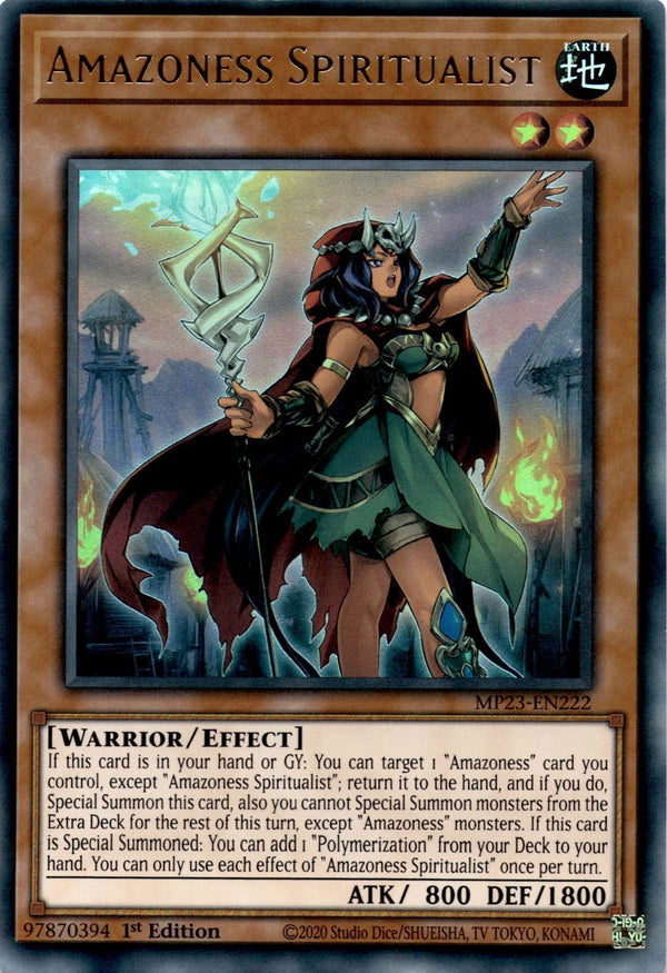 Yugioh Amazoness Spiritualist MP23-EN222 Ultra Rare 1st Edition NM