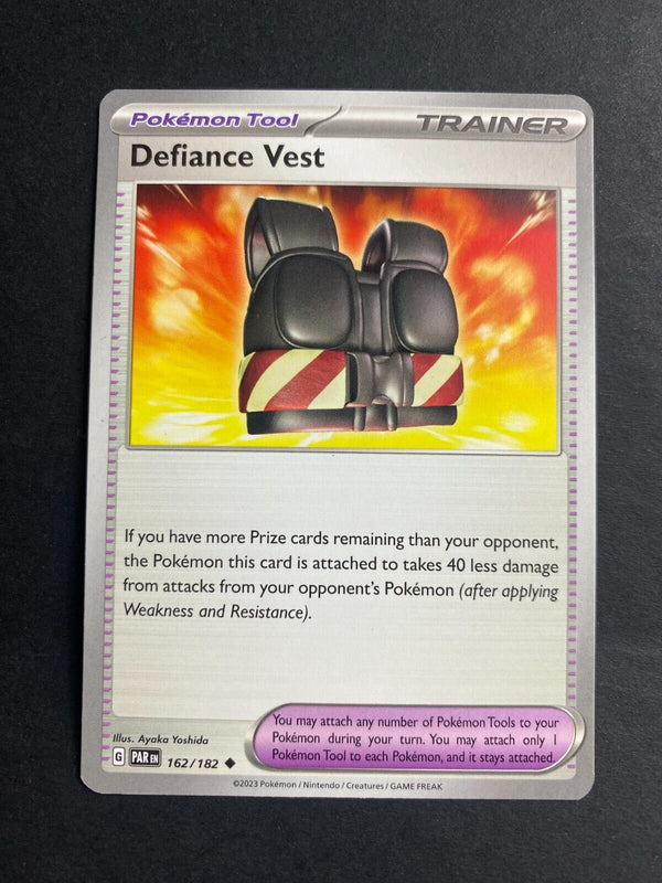 Pokemon Defiance Vest 162/182 Pradox Rift Non Holo NM
