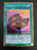 Yugioh Chronomaly City Babylon PGLD-EN008 Unlimited Edition Premium Gold Rare NM