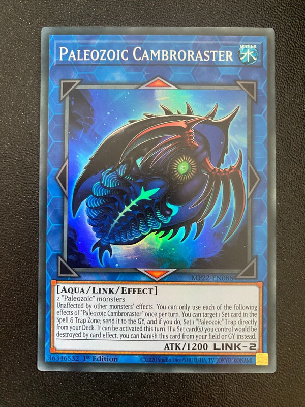 Yugioh Paleozoic Cambroraster MP22-EN088 Super Rare 1st Edition NM/MINT