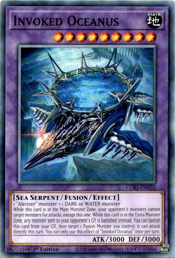 Yugioh Invoked Oceanus CORI-EN032 Common 1st Edition NM