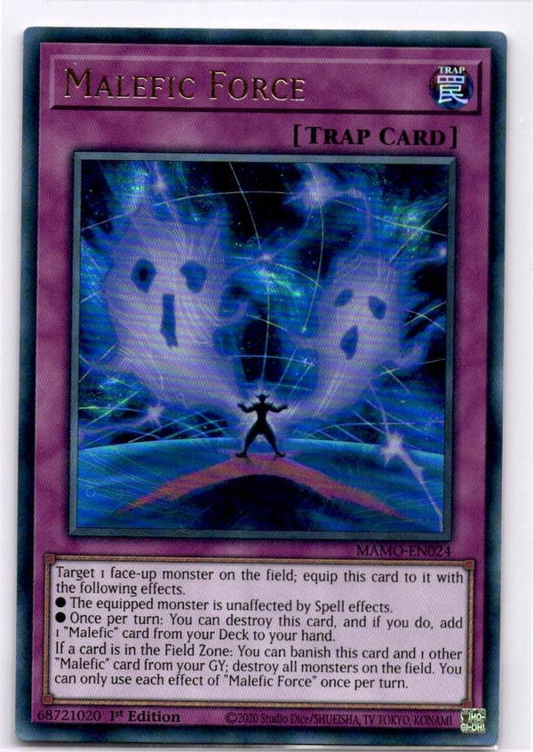 Yugioh Malefic Force MAMO-EN024 Ultra Rare 1st Edition NM
