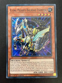 Yugioh Flying Pegasus Railroad Stampede LED4-EN036 Super Rare 1st Ed NM/MINT