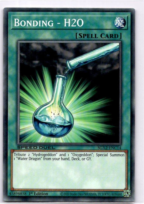 Yugioh Bonding - H2O SGX2-ENC14 Common 1st Edition NM