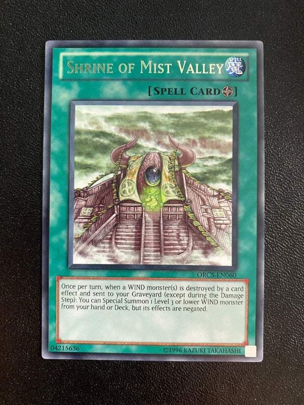 Yugioh Shrine of Mist Valley ORCS-EN060 Rare Unlimited Edition NM/MINT