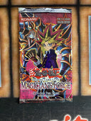 Yugioh Magician’s Force Unlimited Edition Booster Pack Empty Wrapper No Cards