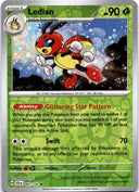 Pokemon Ledian 003/142 Stellar Crown Reverse Holo NM