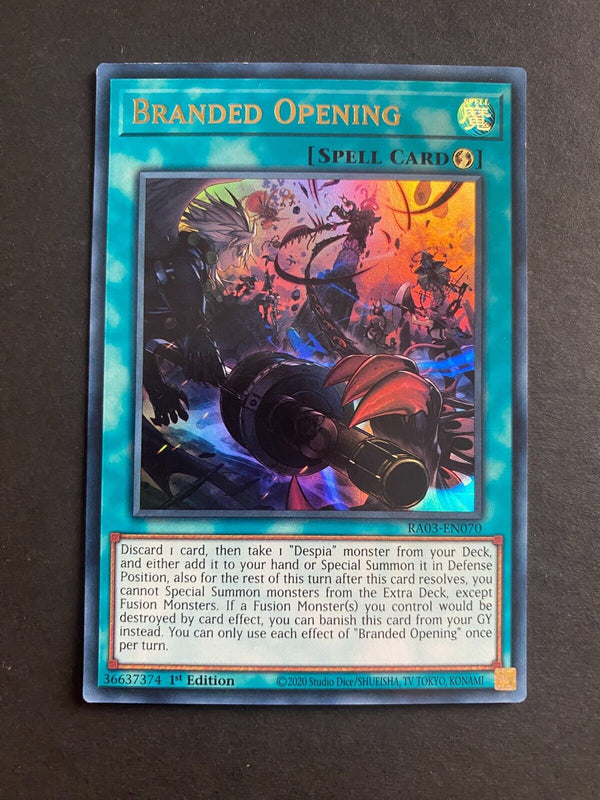 Yugioh Branded Opening RA03-EN070 Ultra Rare 1st Edition NM