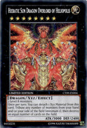 Yugioh Hieratic Sun Dragon Overlord of Heliopolis CT09-EN004 Secret Rare 1st NM