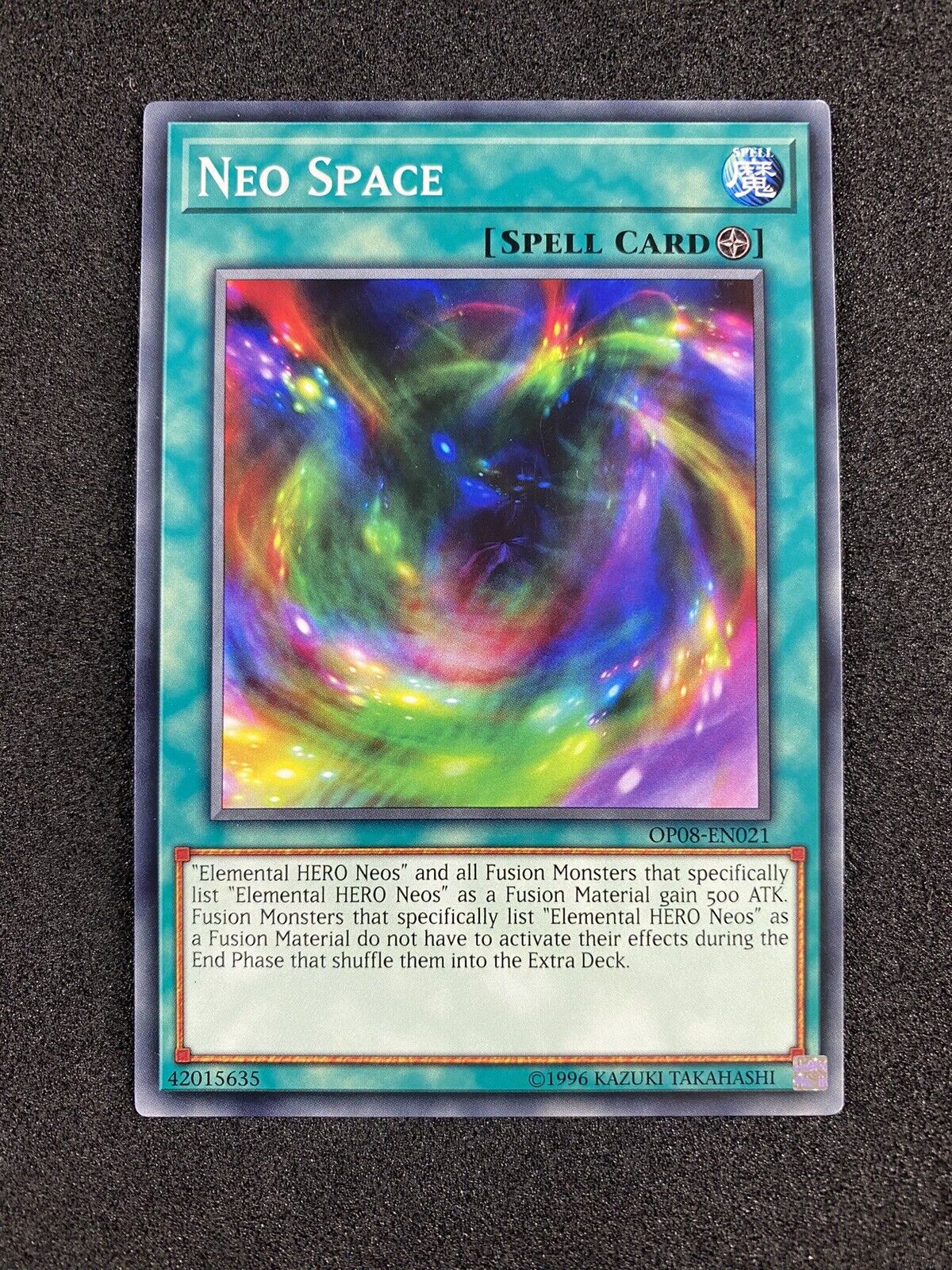 Yugioh Neo Space OP08-EN021 Common Unlimited Edition Mint