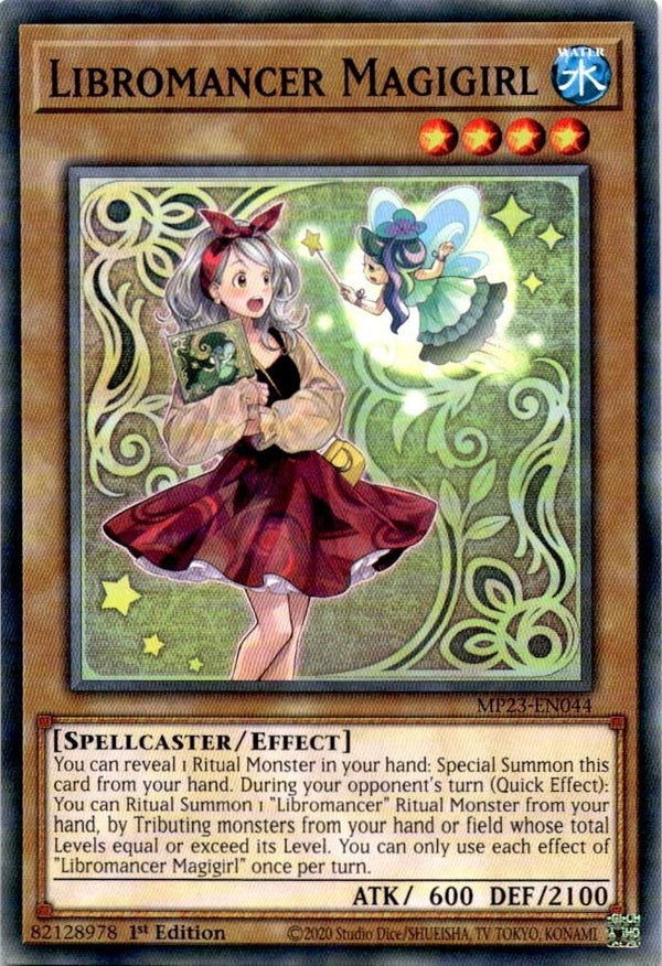 Yugioh Libromancer Magigirl MP23-EN044 Common 1st Edition NM