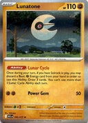 Pokemon Lunatone 105/217 Ascended Heroes Holo NM