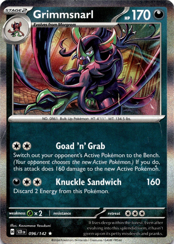 Pokemon Grimmsnarl 096/142 Stellar Crown Holo NM